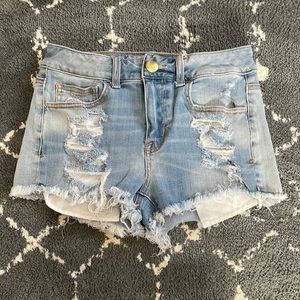American Eagle High Rise Jean Shorts